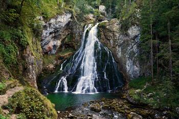 Golling Waterval, naast het dorpje Golling