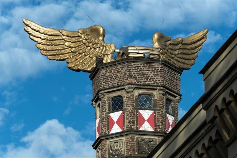 Gouden Flügelauto van Schult op het Kölnisches Stadtmuseum, Keulen