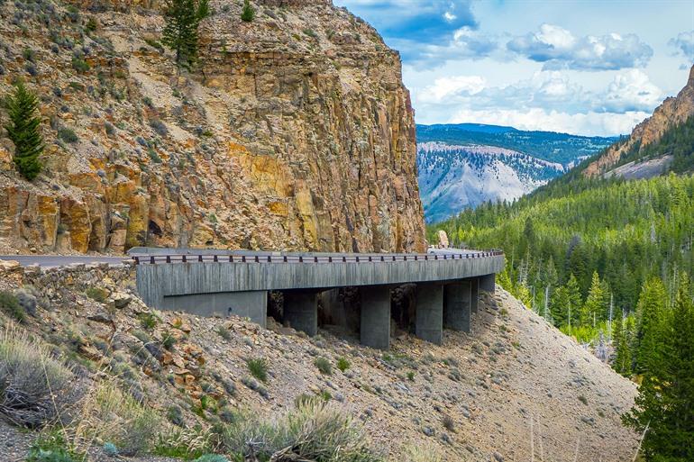 Grand Loop in Yellowstone Nationaal park