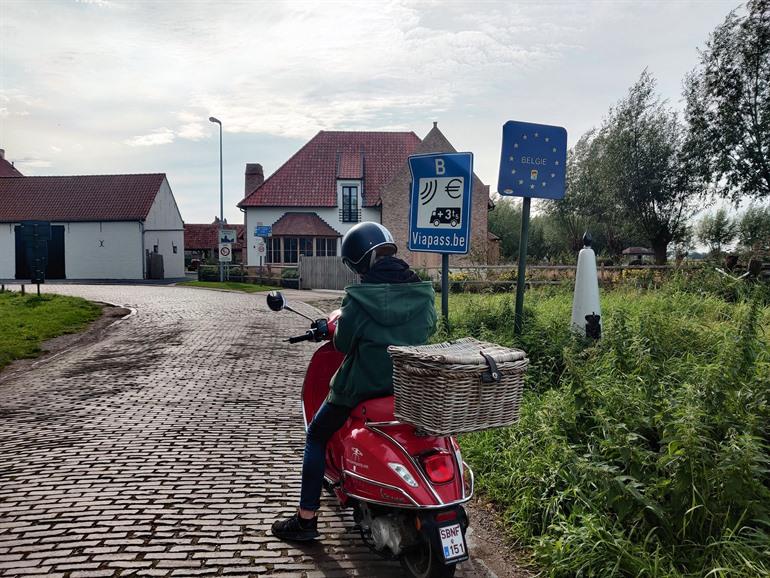 Grenspaal Nederland-België, Middelburg 