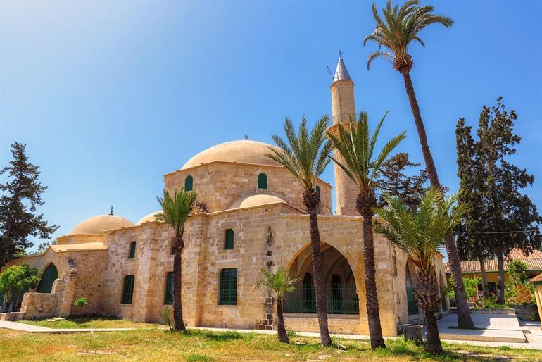 Hala Sultan Tekke Moskee in Larnaca, Cyprus