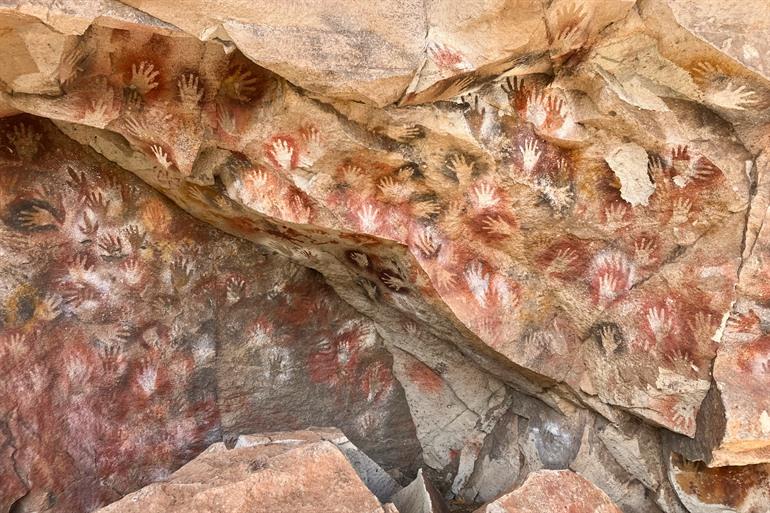 Handafdrukken in Cueva de las Manos