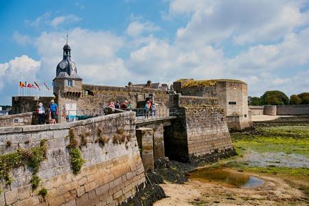 Havenstad Concarneau in Finistère, Bretagne