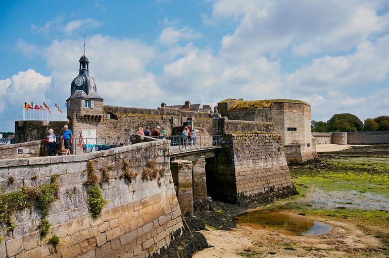 Havenstad Concarneau in Finistère, Bretagne