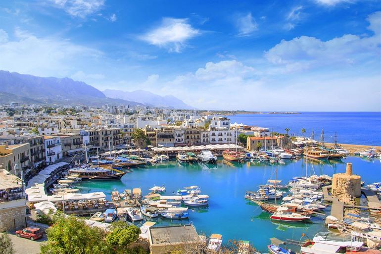 Havenstadje Kyrenia, Cyprus