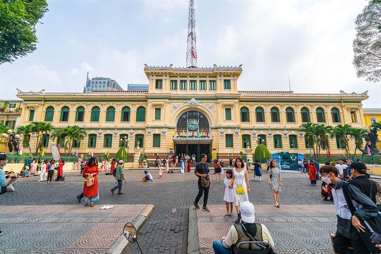 HCMC Central Post Office in Ho Chi Minh City