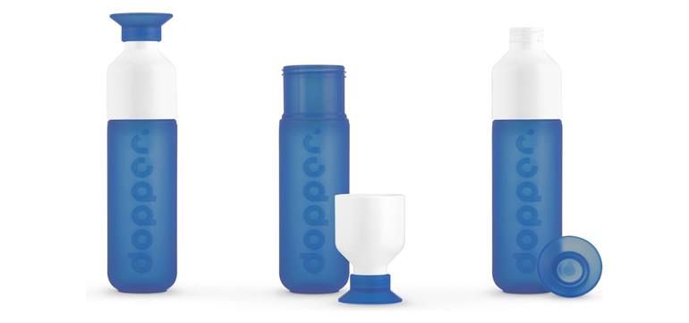 Hervulbare drinkfles voor tijdens het wandelen 