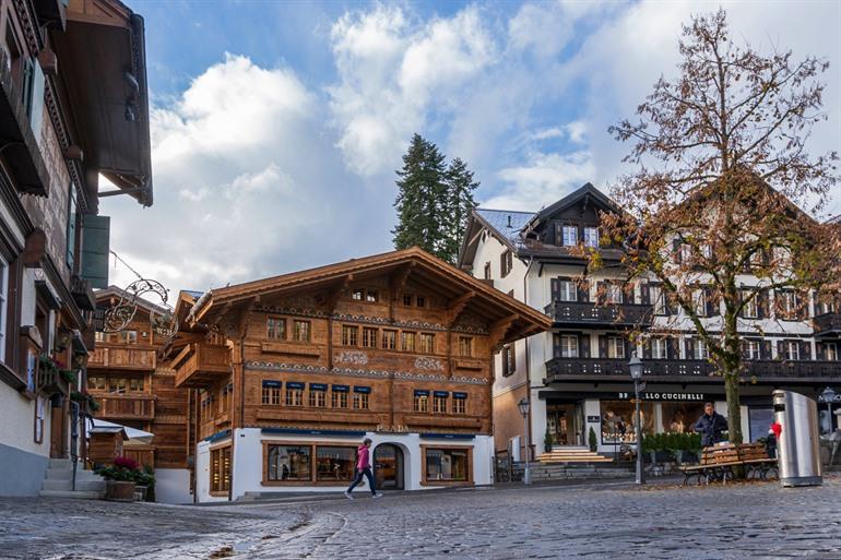 Het authentieke centrum van Gstaad