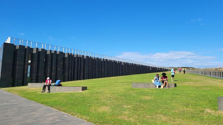 Het bezoekerscentrum van de Giant's Causeway, Noord-Ierland