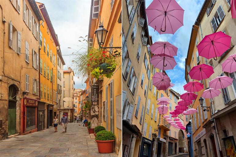 Het centrum van Grasse, Provence