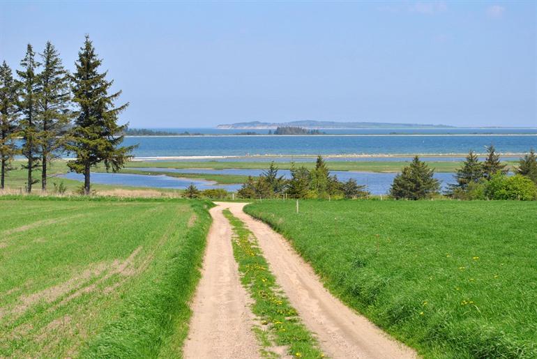 Het eiland Fur, Denemarken