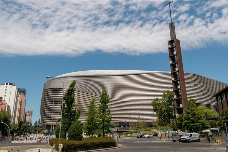 Het glimmende Bernabéu in Madrid