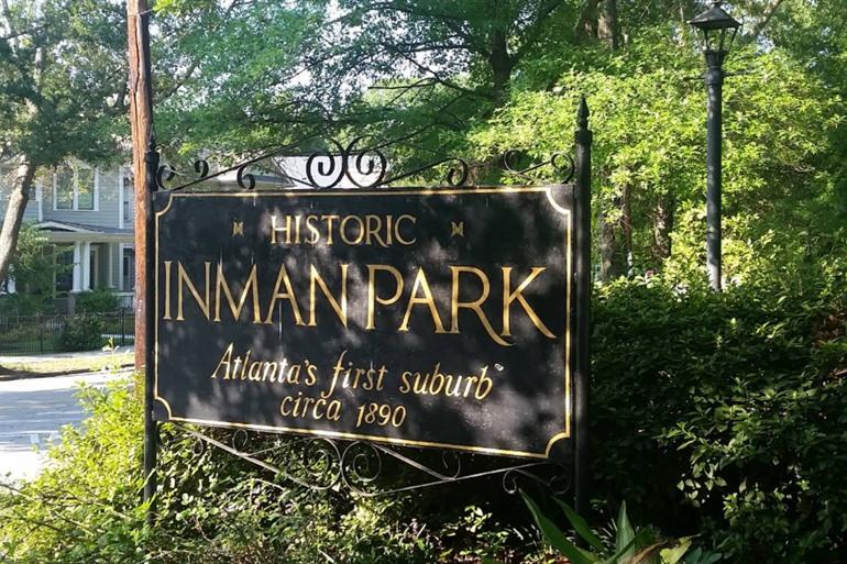 Het historische Inman Park