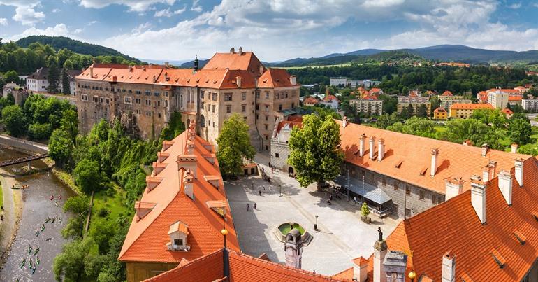 Het kasteel van Český Krumlov