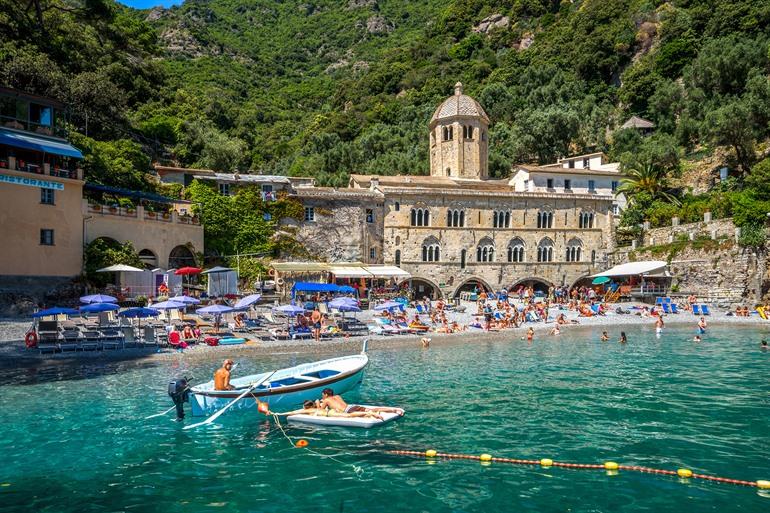 Het klooster San Fruttuoso, Portofino