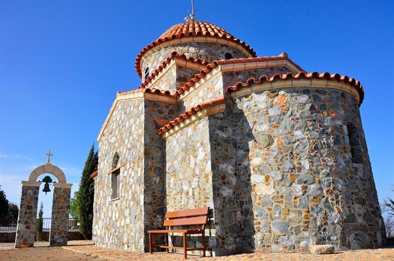 Het klooster van Stavrovouni bij Larnaca