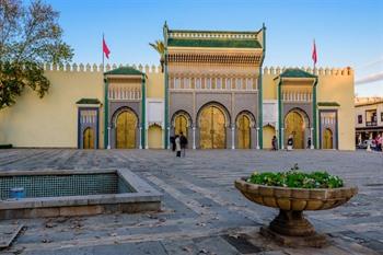 Het koninklijk paleis Fez