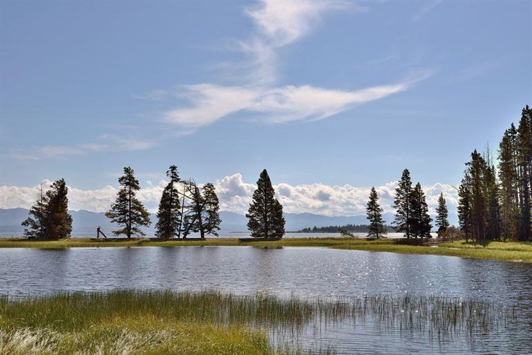 Het meer van Yellowstone, Yellowstone National Park