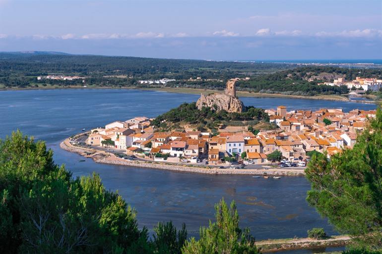 Het middeleeuwse dorpje Gruissan