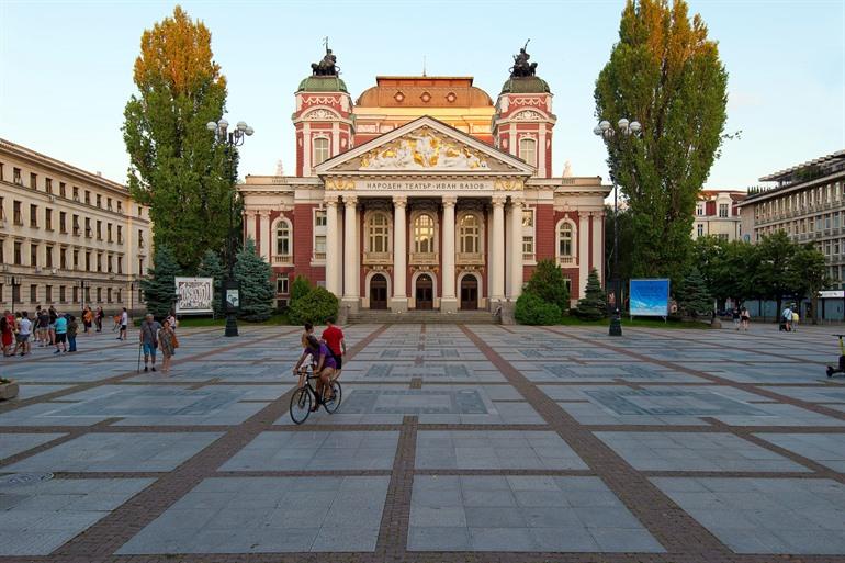 Het nationale theater in Sofia