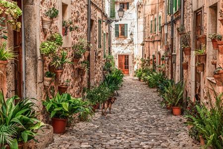 Het oude centrum van Valldemossa