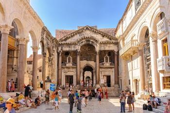 Het Paleis van Diocletianus in Split