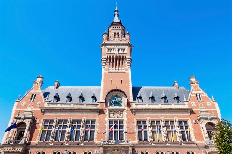 Het stadhuis van Duinkerke
