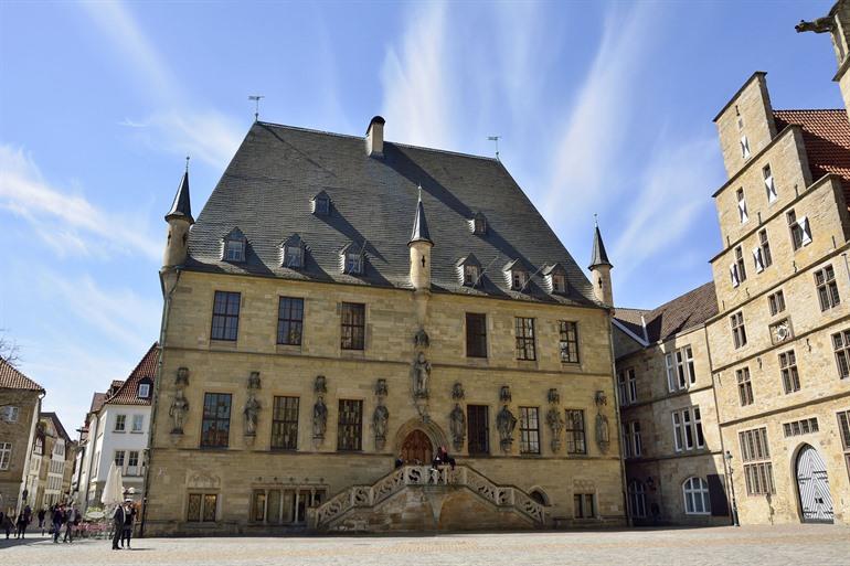 Het stadhuis van Osnabrück, Noordrijn-Westfalen