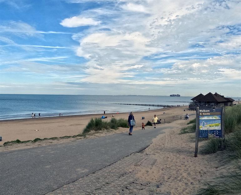 Het strand van Cadzand-Bad, Zeeland