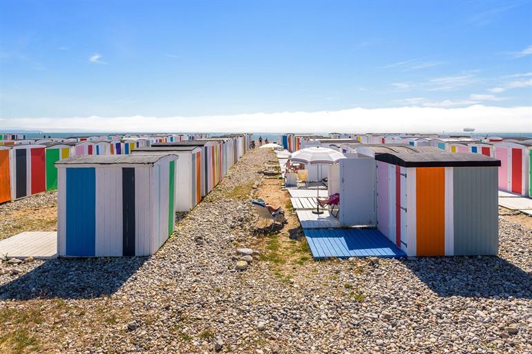 Het strand van Le Havre, Normandië