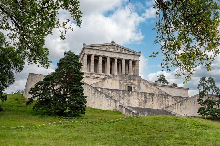 Het Walhalla nabij Regensburg