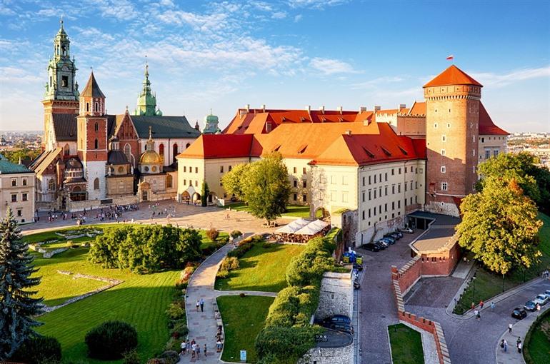 Het Wawel Kasteel Krakau