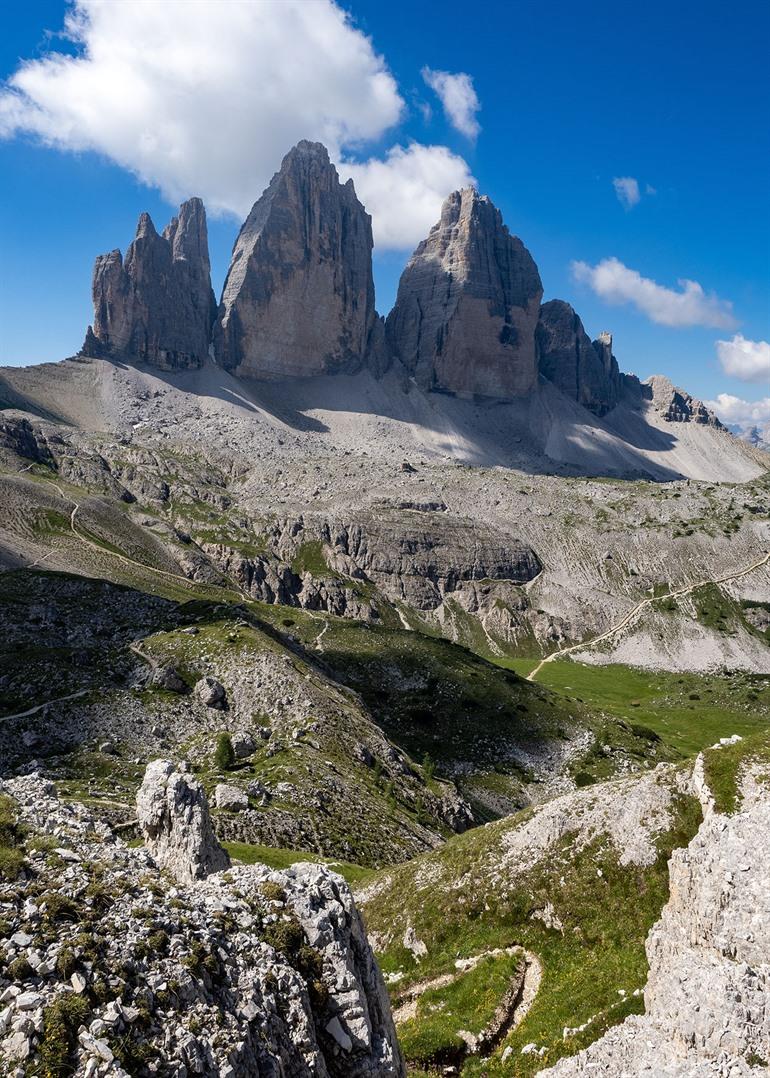 Hiken naar de Drei Zinnen, Dolomieten