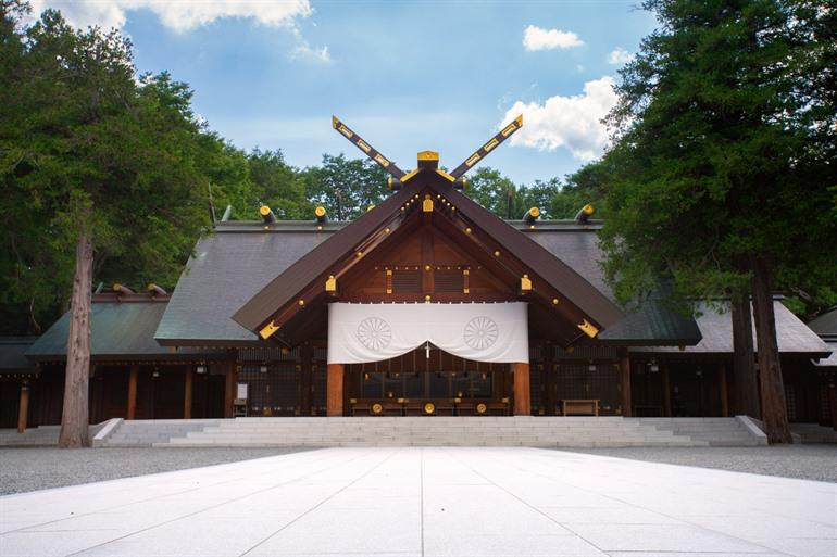 Hokkaido Shrine in het Maruyama Park
