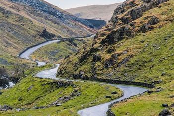 Honister Slate Mine op de Honister Pass, Lake District