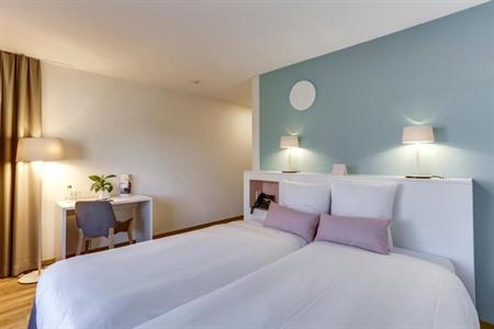 Hôtel des Patients vlakbij een metrohalte in Lausanne