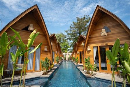 Houten huisje Abian Klumpu Villa & Spa Sanur Bali boeken 