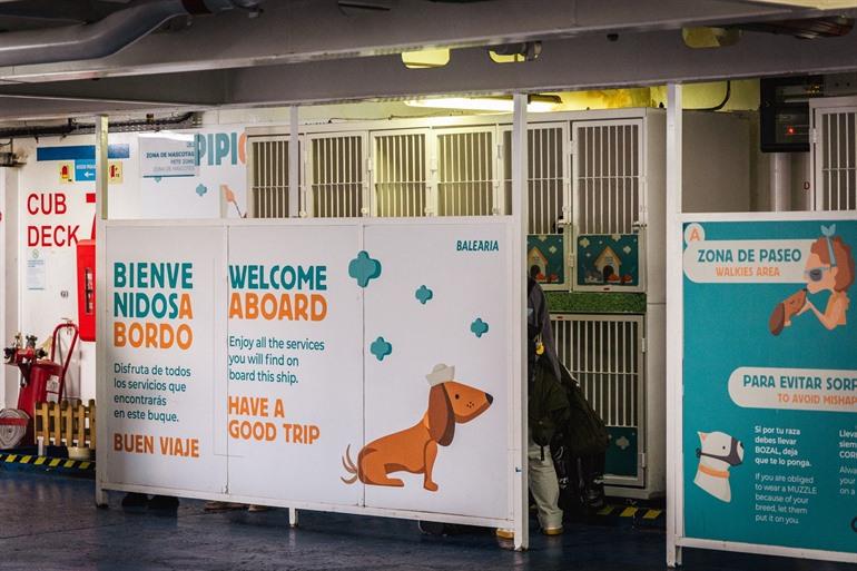 Huisdieren op de ferry