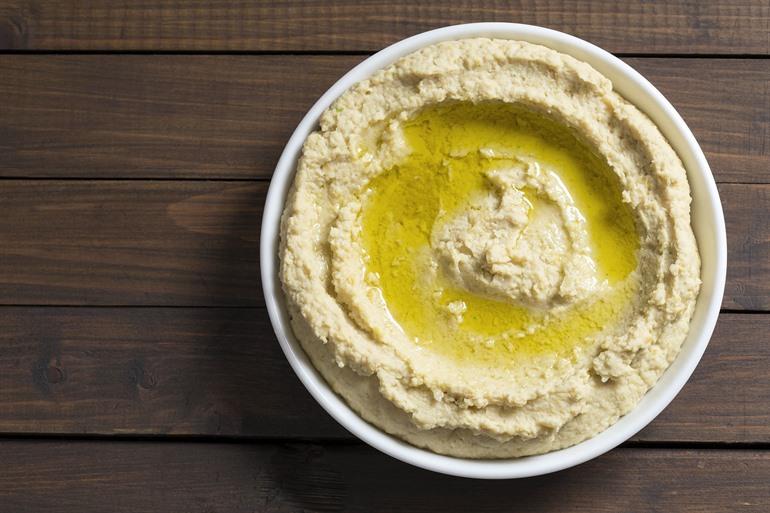 Hummus, pasta van kikkererwten