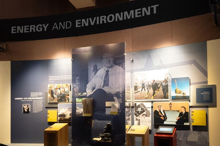 In het Jimmy Carter Presidential Library & Museum
