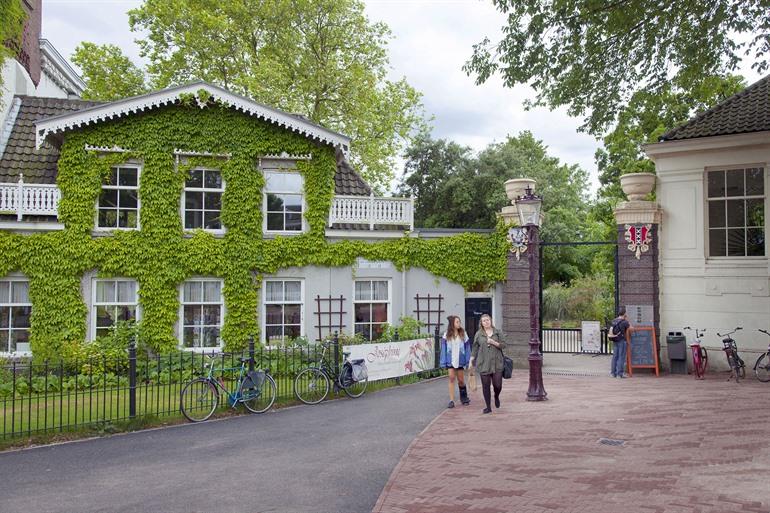 Ingang van de Hortus Botanicus Amsterdam