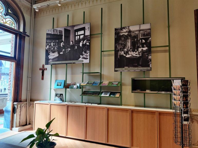 Ingang voor de bezoekers van de Wintertuin