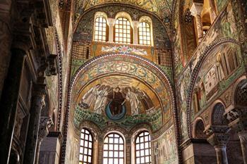 Interieur van Basilica di San Vitale, Ravenna