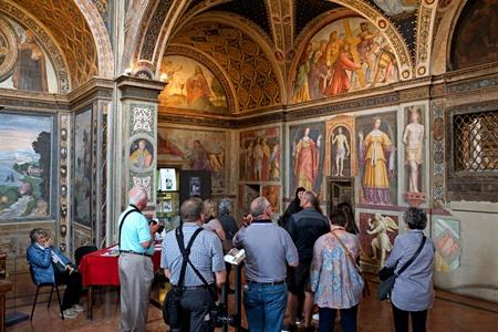 Interieur van de San Maurizio kerk in Milaan 