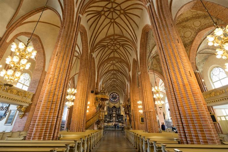 Interieur van de Storkyrkan in Stockholm, Zweden 