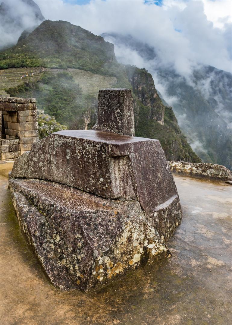 Intihuatana in Machu Picchu