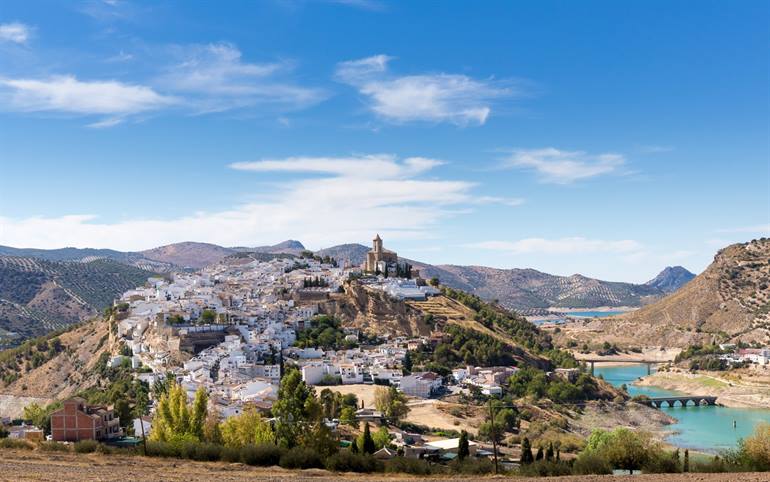 Iznajar in Andalusië