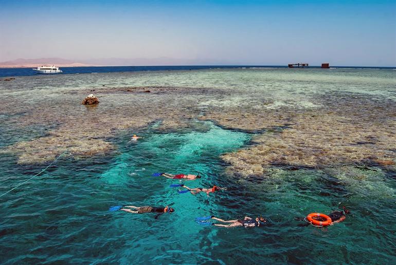 Jackson Reef bij het eiland Tiran, Egypte
