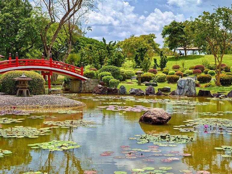 Japanse tuin van Toulouse bezoeken