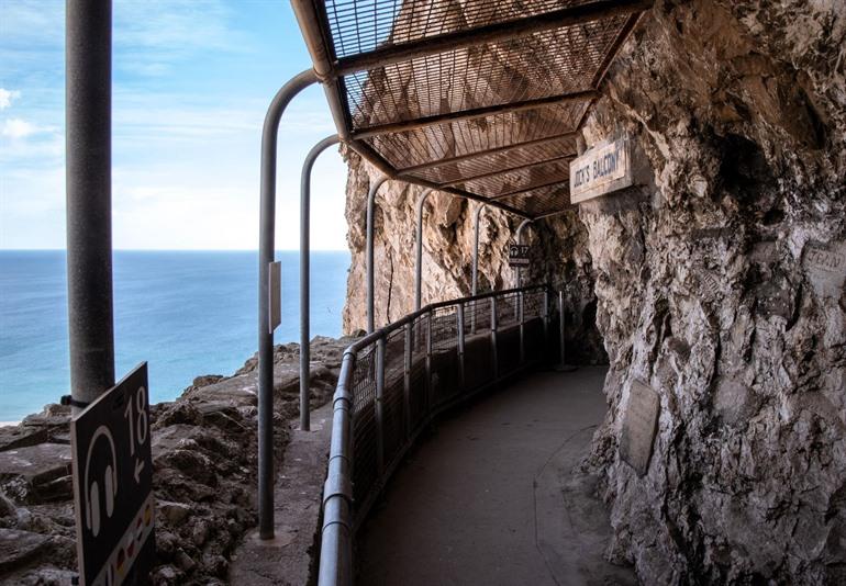 Jock's Balcony, Siege Tunnels bezoeken in Gibraltar